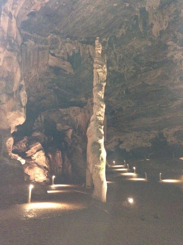 "Cleopatra's Needle" stalagmite in Cango Caves