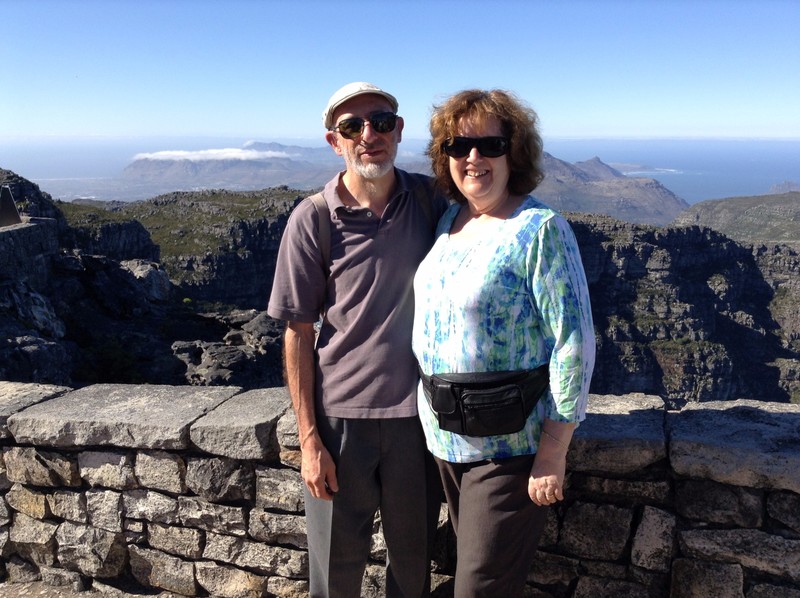 High atop Table Mountain