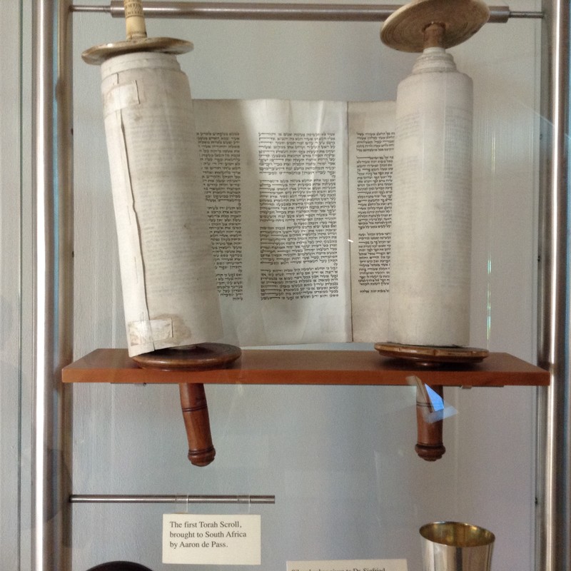First Torah Scroll brought to South Africa by Aaron de Pass
