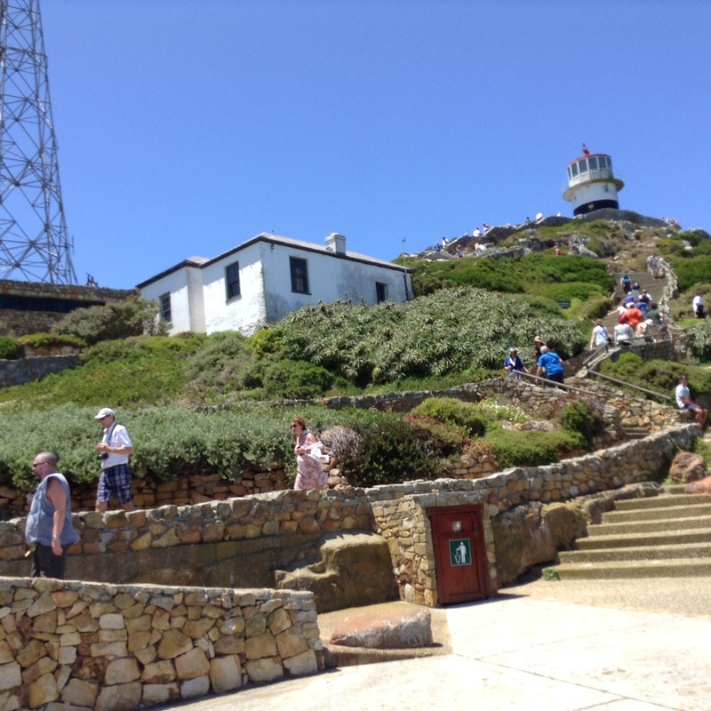 up to the old Cape Point lighthouse