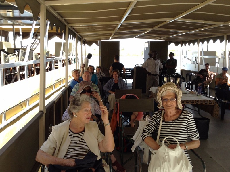 aboard our Chobe River cruise