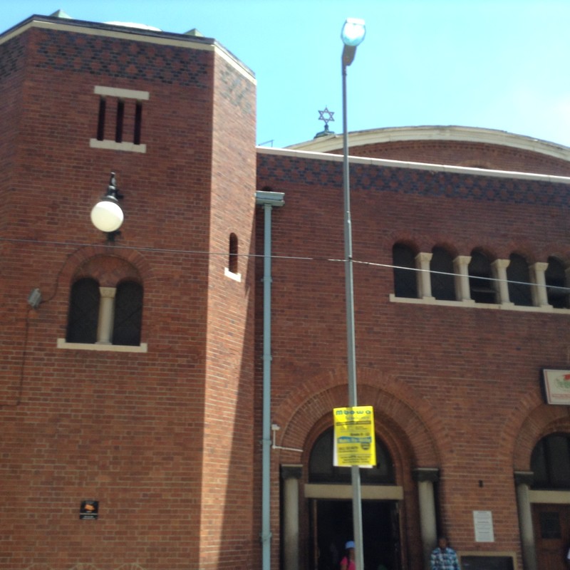 former Hillbrow Synagogue with Star of David