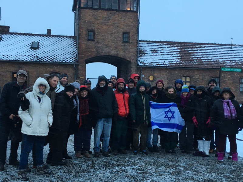 KD group on Day 4 at Birkenau - amongst the week's poignant memories recalled on Saturday night
