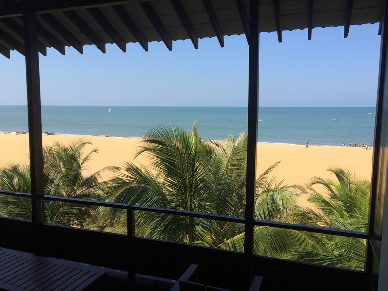 view from our Negombo room