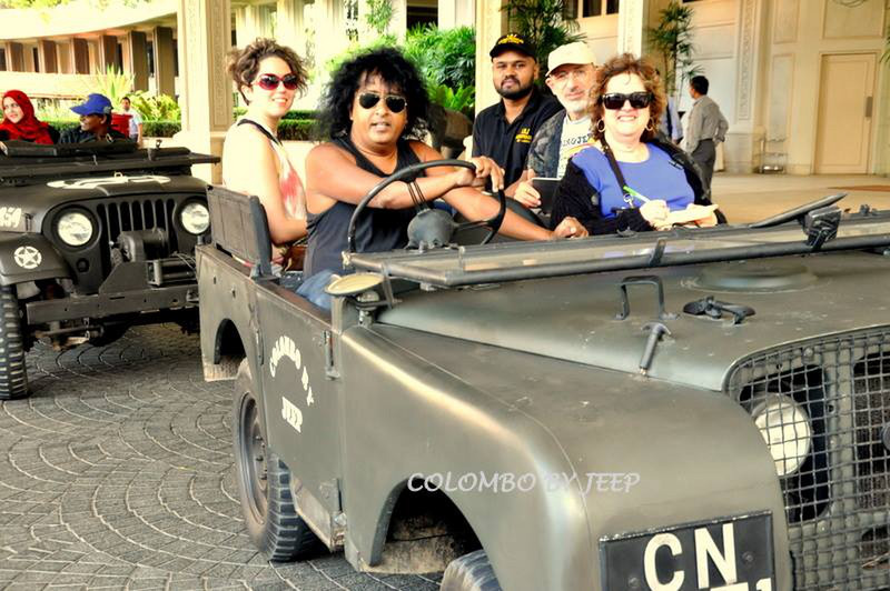 Nishantha Abeysekara runs 'Colombo by Jeep tours'