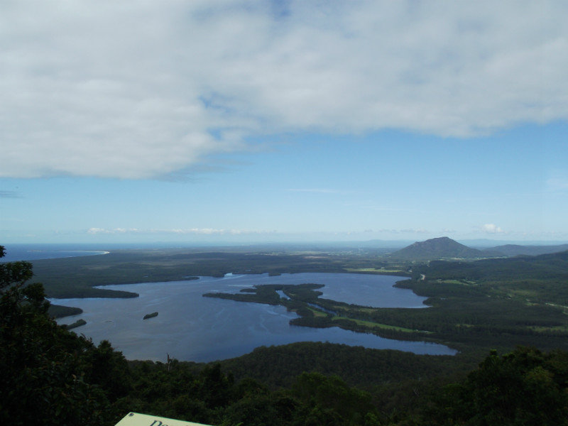 View from Bonny Hills, NSW.