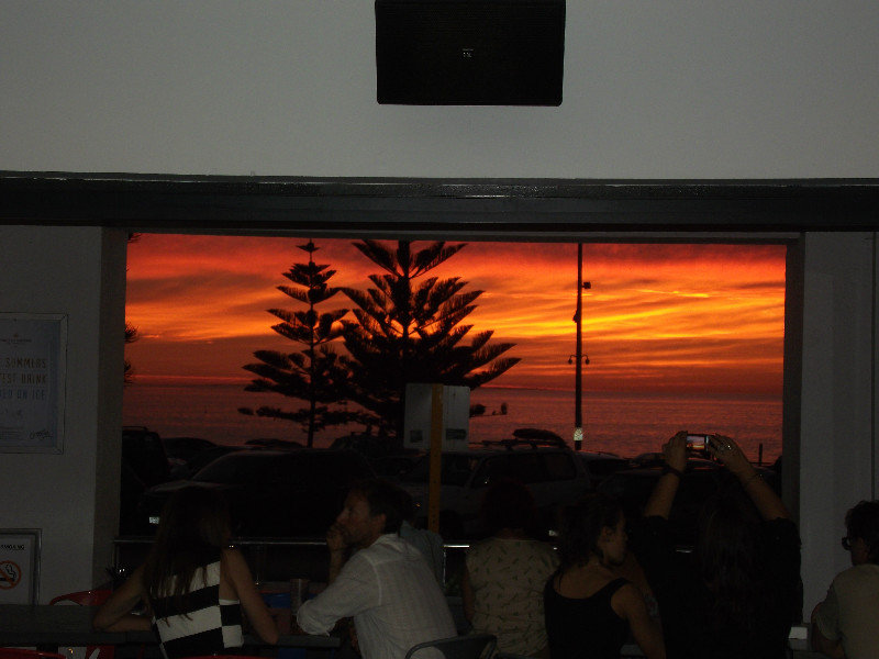 Amazing sunset from the bar!
