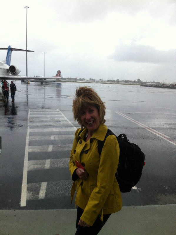 Farewell to a wet and windy Perth
