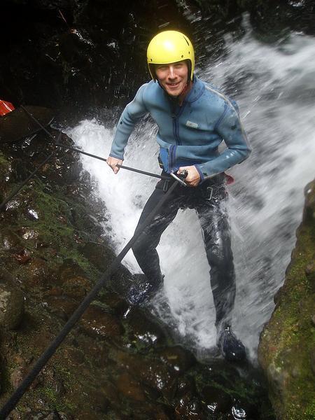 Phil Abseiling