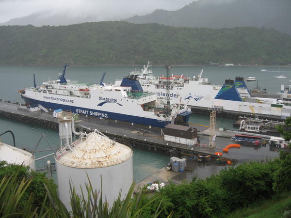 The ferries at Picton
