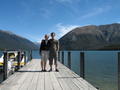 Phil and Shell at Lake Rotoiti