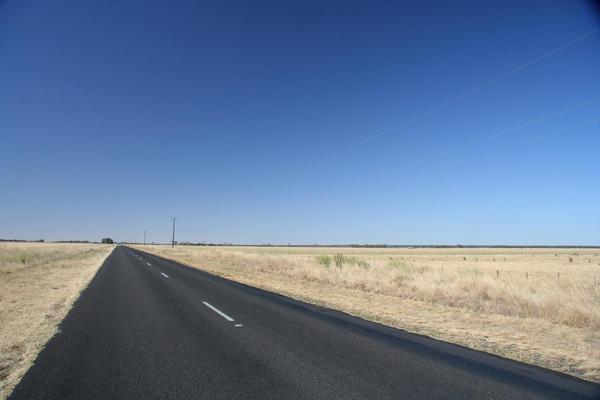 Long flat roads
