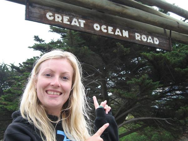 Shelley on the Great Ocean Road