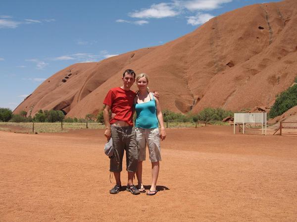 Phil and Shelley at Uluru