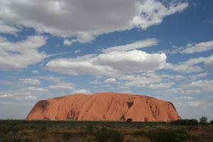 Uluru basked in Sunshine.