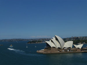 Opera house from the bridge tower
