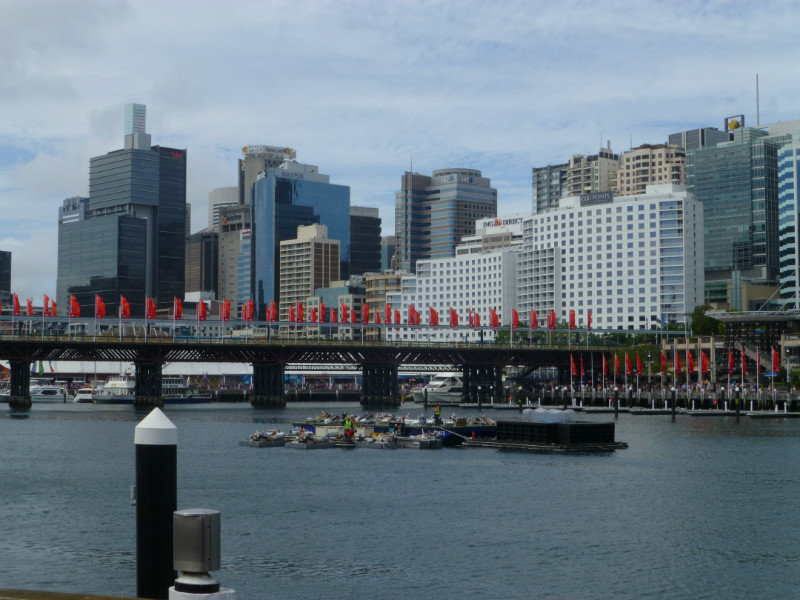 City side of Darling Harbour