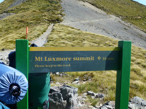 Kelper to luxemore - luxemore summit