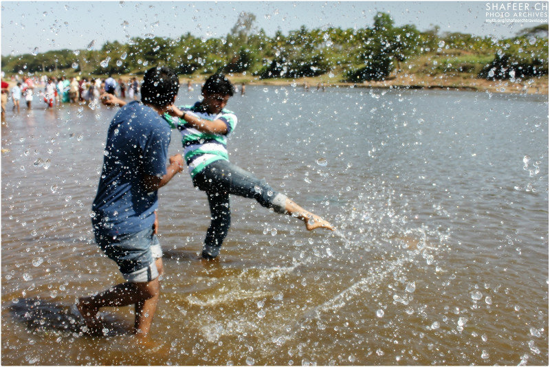 Water Games near Sringeri Temple