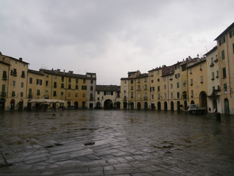 A Plaza in Lucca