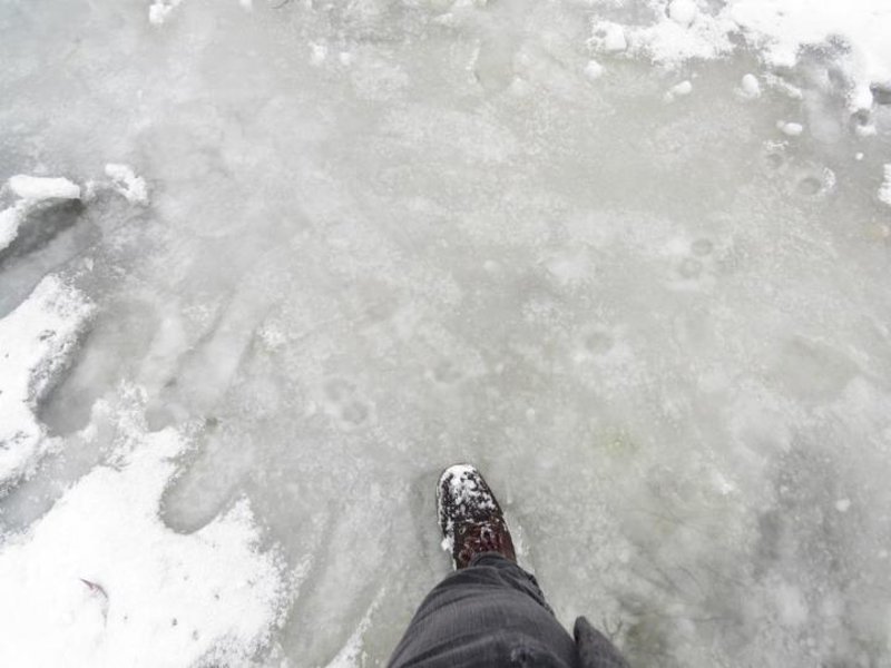 Walking on thin Ice!