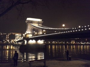 Chain Bridge at Night