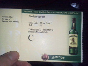 jameson tour voucher