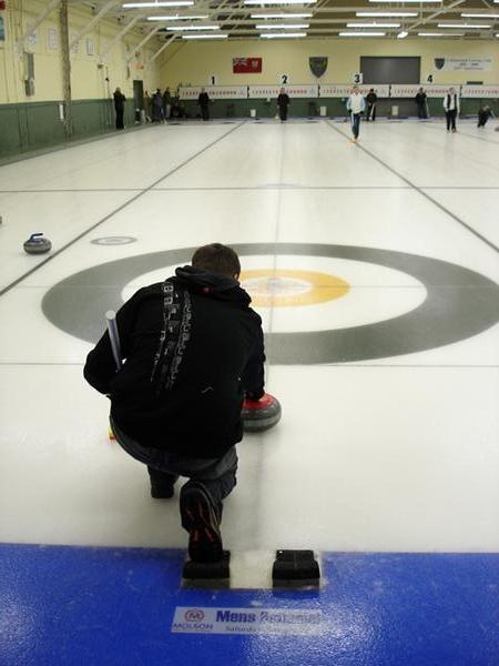 Mark's curling style!