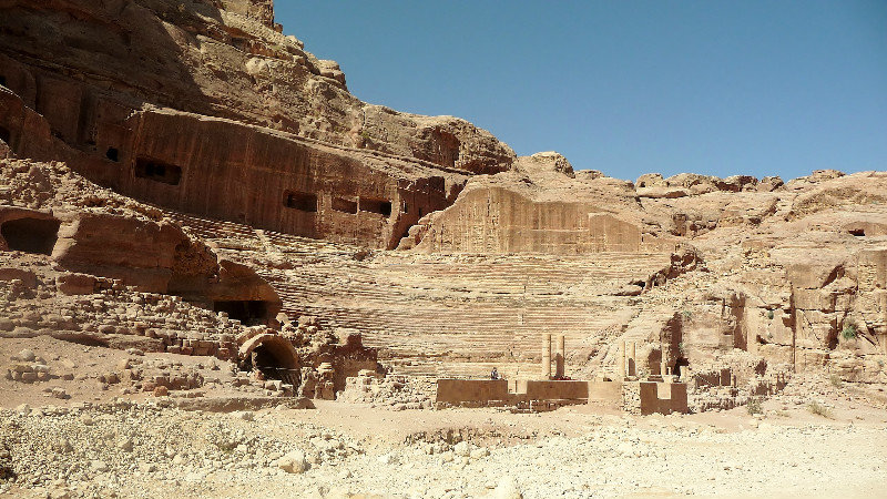 THE THEATER AT PETRA