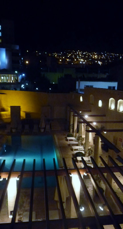 NIGHT VIEW FROM MY PETRA HOTEL