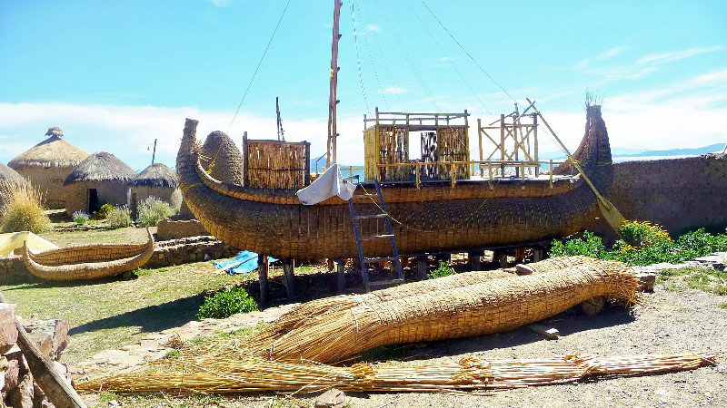 REED BOAT AT MUSEUM