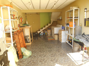Roger's workshop-laundry room in garage
