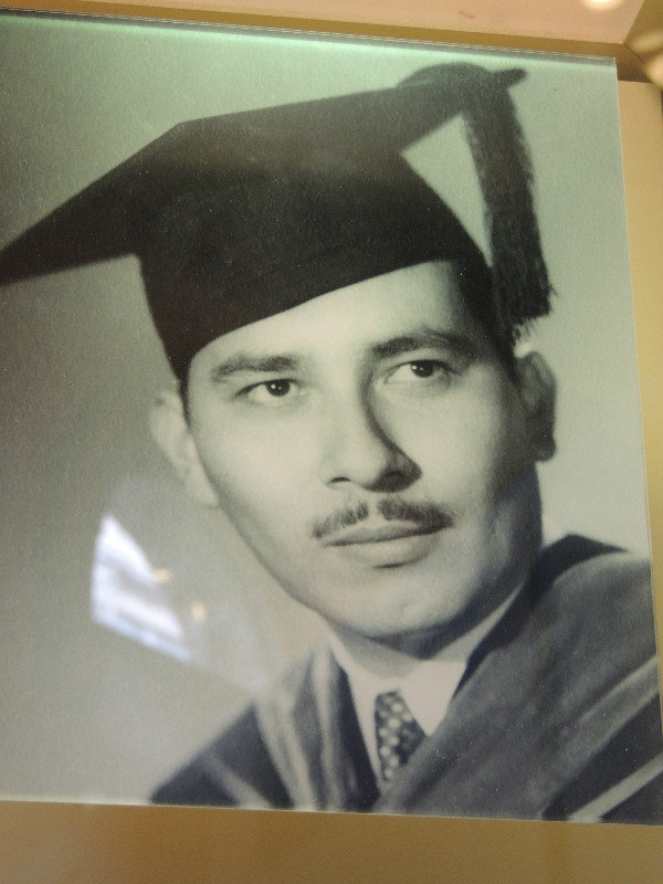 1st Mexican American to grad from Southwest Medical School and practice at St. Paul's. c1950s