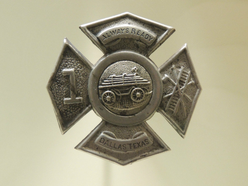 1880s paid fire fighting badge