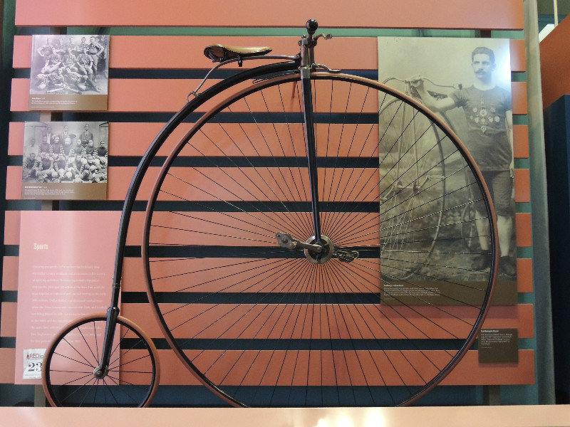 1887 high wheel bicycle