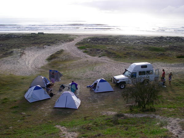 First night campsite
