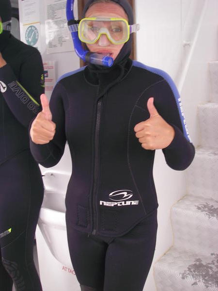 Me in my attractive wetsuit