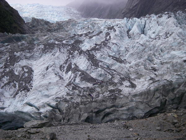 Franz Joseph Glacier...with people