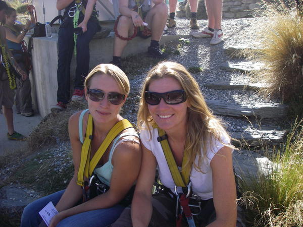 Me and Emma before we did the Nevis bungy