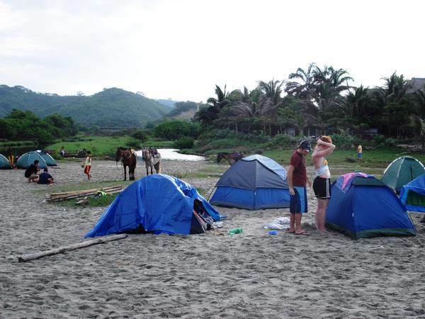 Our camping area .... 