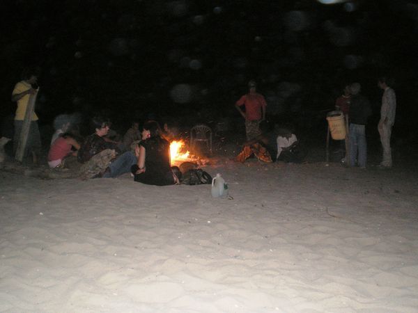 Bonfire on the beach 