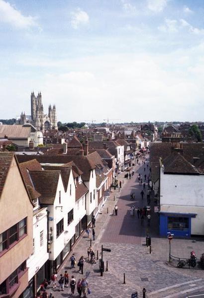 Canterbury viewed from the West Gate
