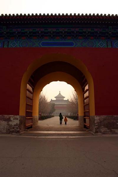 A gate at the Temple of Heaven