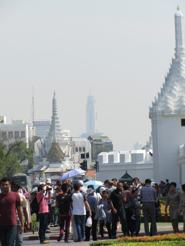 Near Grand Palace entrance, looking east