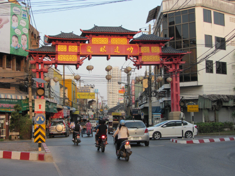 Chinese arch in Chiang Mai