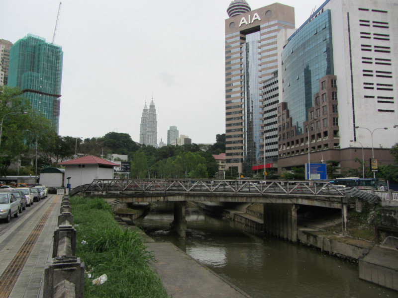 First sighting of Petronas Towers