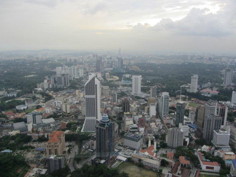 View from KL Tower observation deck