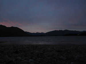 Lake Wanaka at dusk
