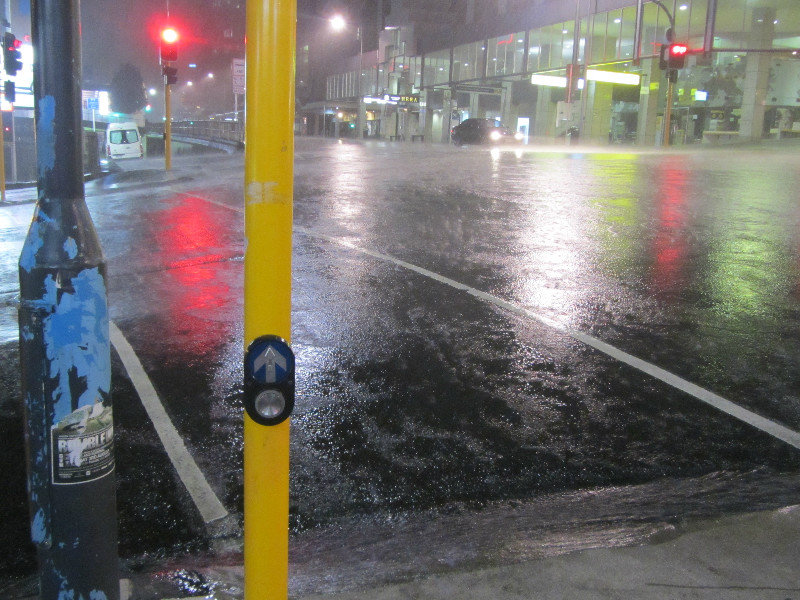 Auckland - a rainy last night in New Zealand