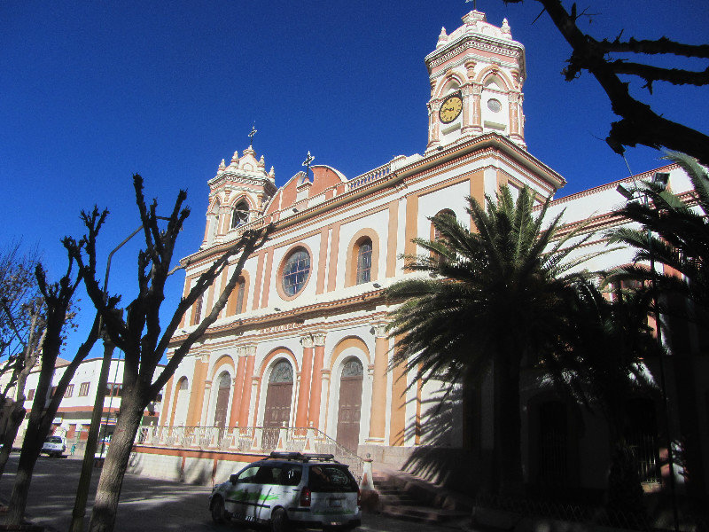 Tupiza - church in main plaza